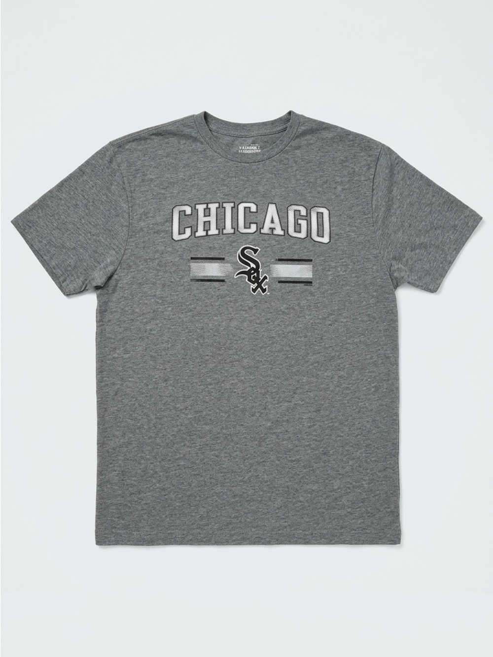 MLB Chicago Gray Short Sleeve Logo Tee